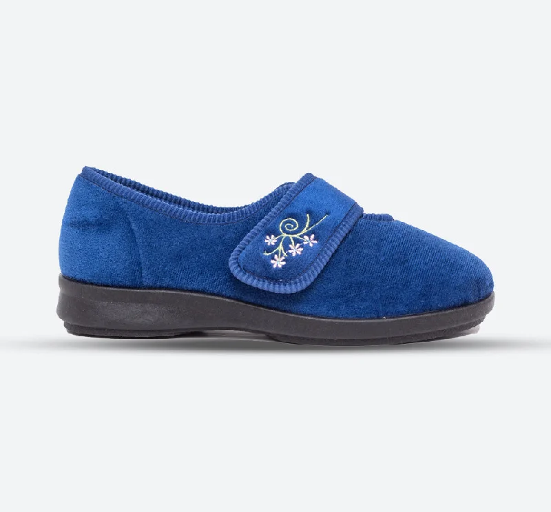 Womens Wide Fit DB Caroline Slippers