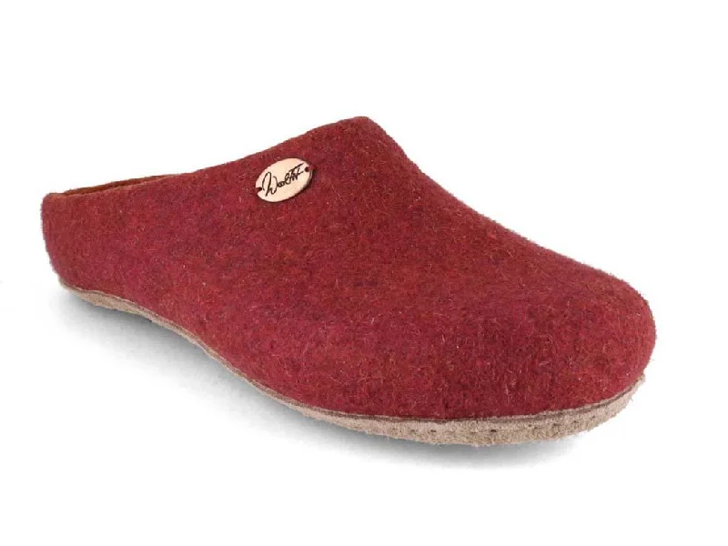 WoolFit® Summer Slippers 'Step', red + orange