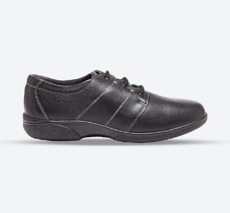 Womens Wide Fit DB Glossop Shoes - Black