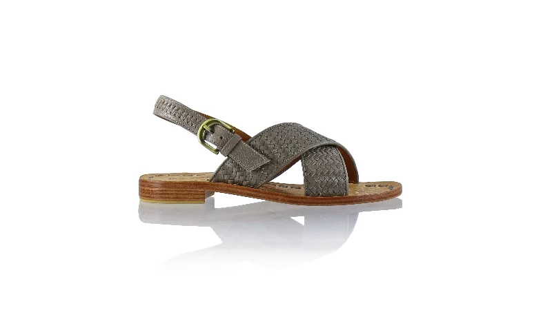 Petra with Strap 20mm Flat - Grey BKK