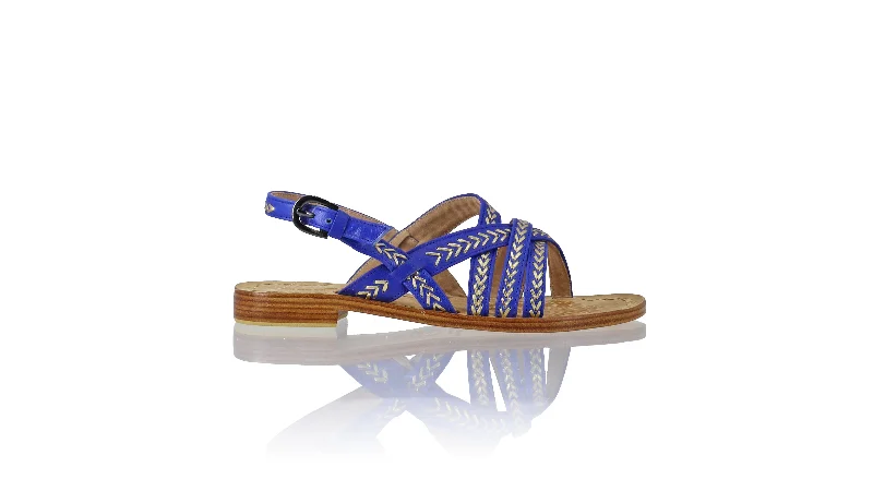 Tiwi 20mm Flat - Royal Blue & Gold