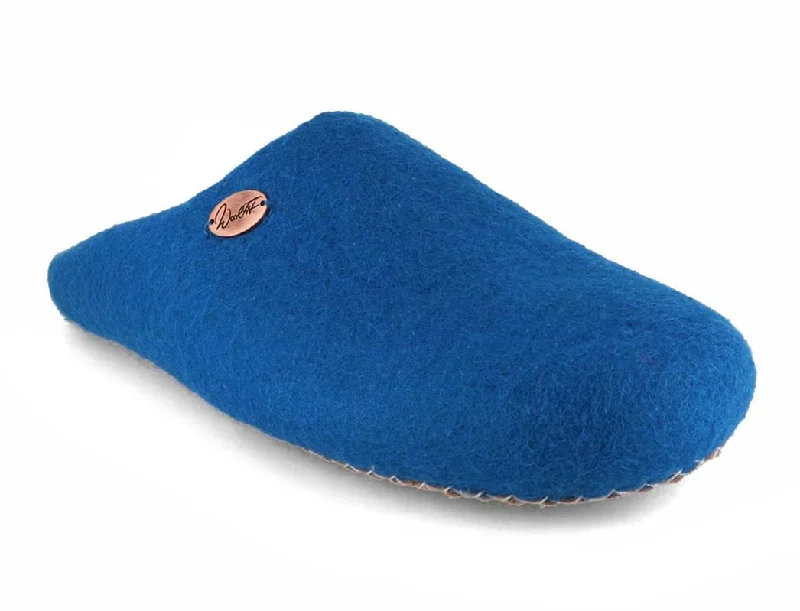 WoolFit® Eco-Friendly Guest Slippers 'Tibet', blue