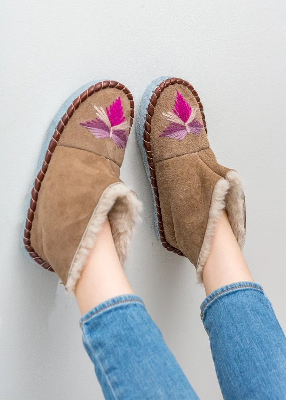 Children's Slipper Boots – Rhubarb