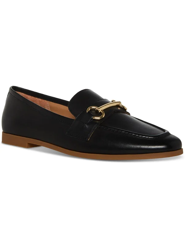 Cameron Womens Leather Slip-On Loafers