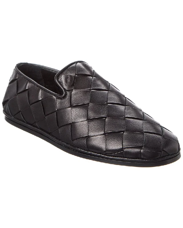 Bottega Veneta Sunday Intrecciato Leather Slipper