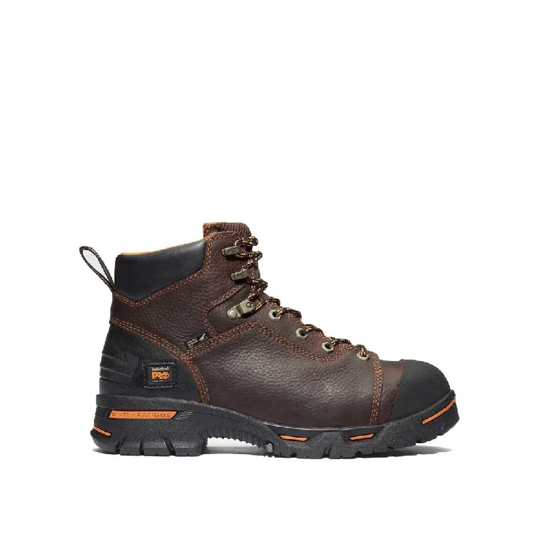 Endurance 6 Inch Steel-Toe PR Work Boot Brown