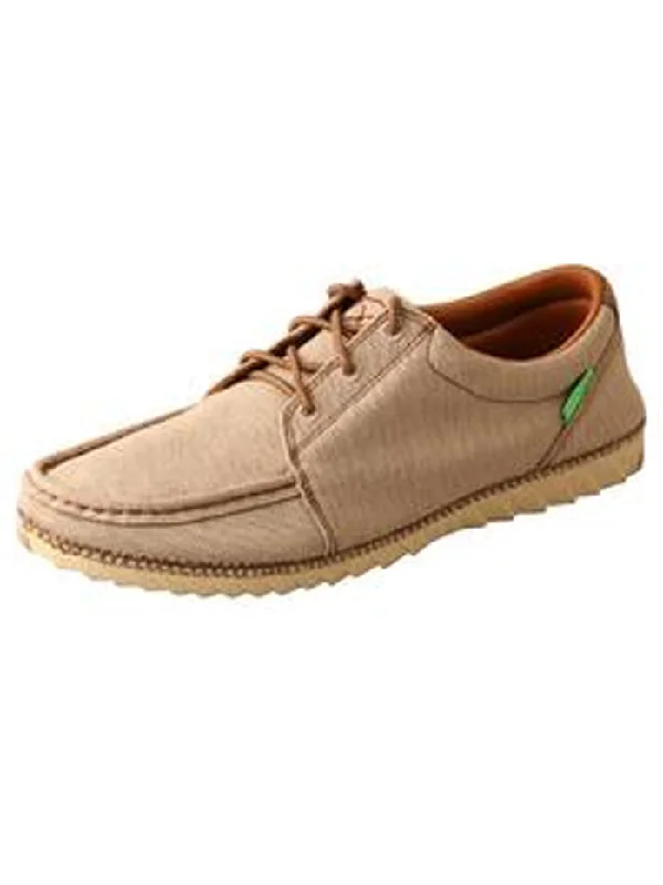 Twisted X MZX0004 Mens Canvas Zero-X Air Mesh Casual Shoes Khaki