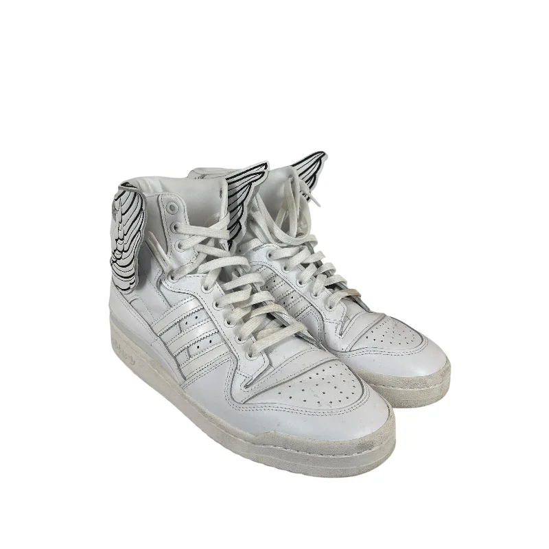 adidas/JEREMY SCOTT/Hi-Sneakers/US 10.5/WHT/APE 779001 Wings