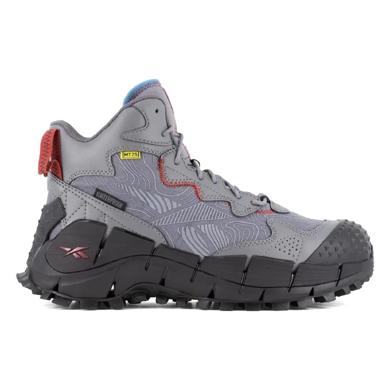 Zig Kinetica Edge II Composite-Toe Work Boot Gray/Red