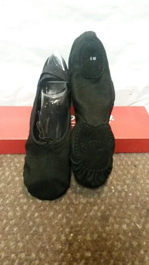 Sculpture 2 -- Stretch Canvas Split Sole Ballet -- Black