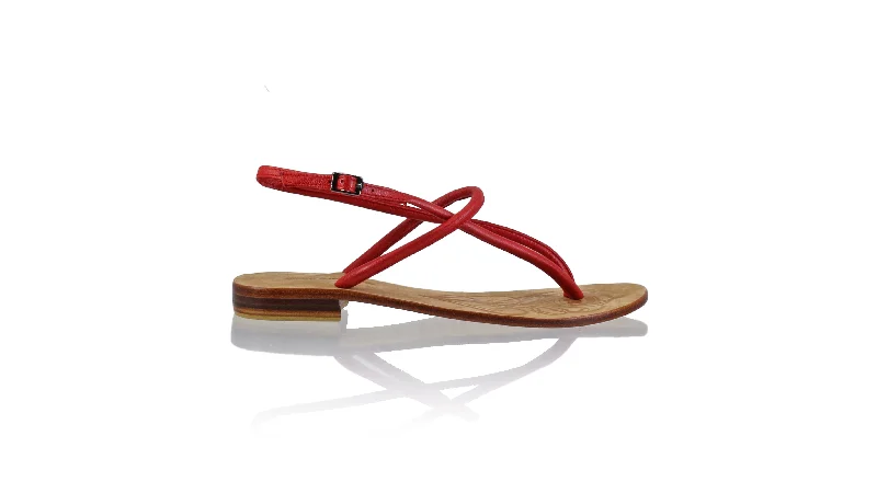 Nina 20mm Flat - Red