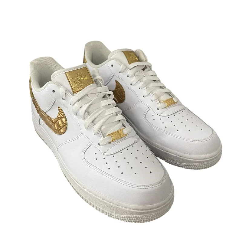 NIKE/Low-Sneakers/US 11.5/White/AIR FORCE 1 07 CR7/AQ0666-100