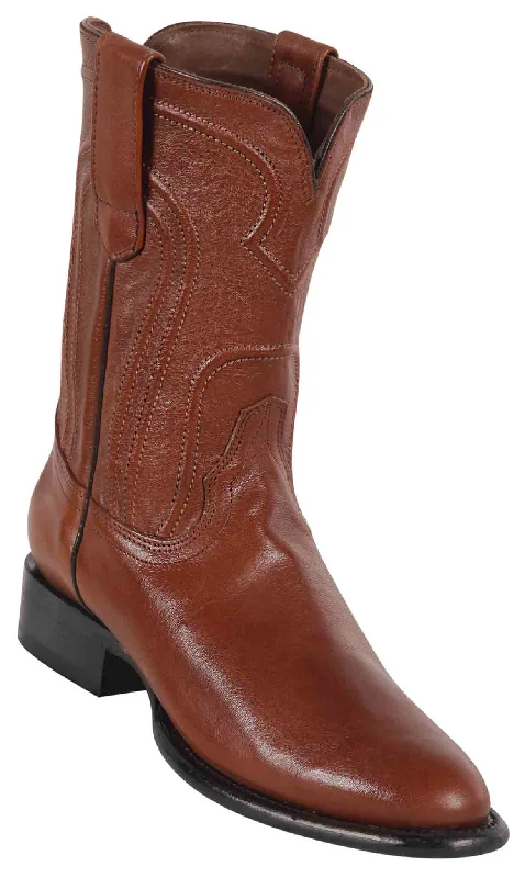 692107 MEN LOS ALTOS BOOTS BELMONT ROPER BROWN LEATHER BOOT