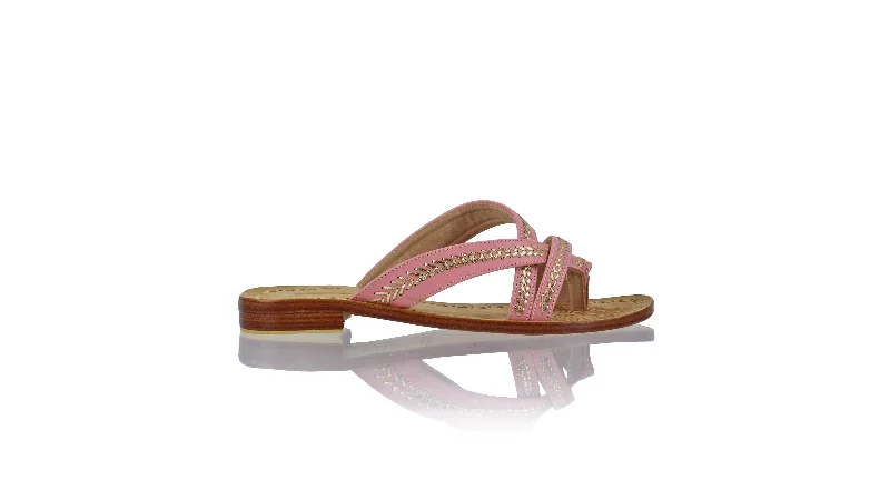 Edo No Strap 20mm Flat - Soft Pink & Gold