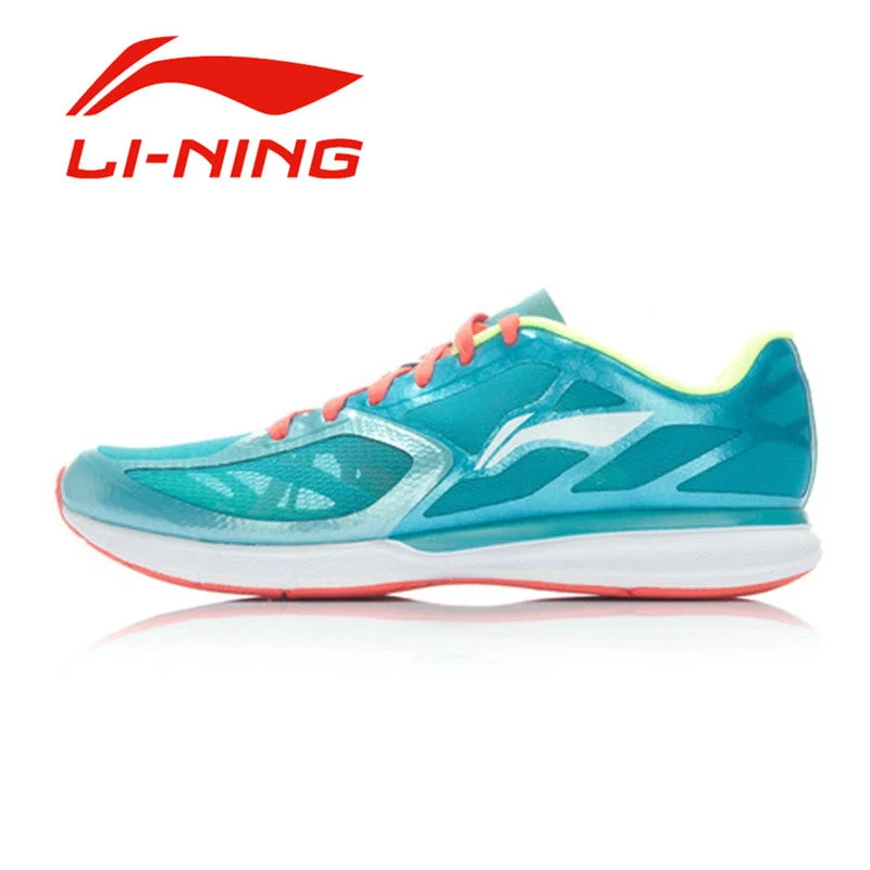 Li-Ning Men's Outdoor Portable Running Shoes Li Ning Anti-Skid Breathable PU+Fabric Sports Sneakers