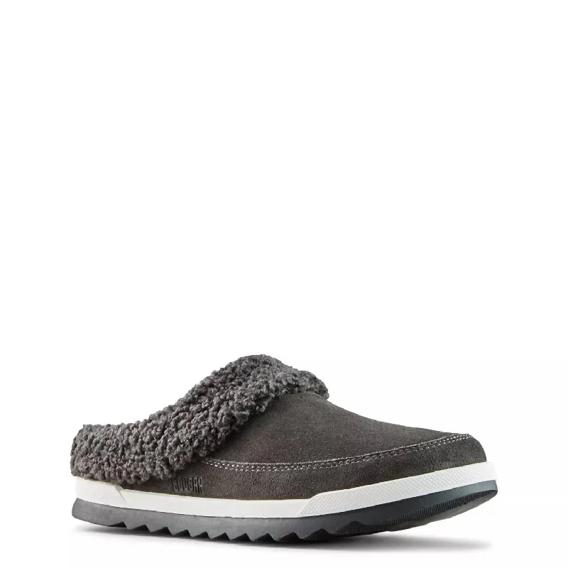 Women's Liliana Slipper In Pewter Suede