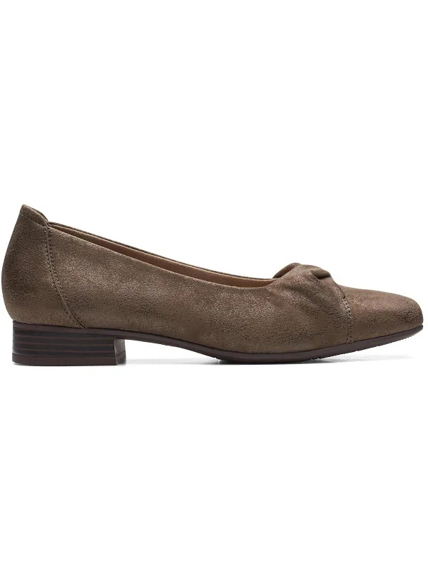 Tilmont Dalia Womens Faux Suede Slip On Loafers