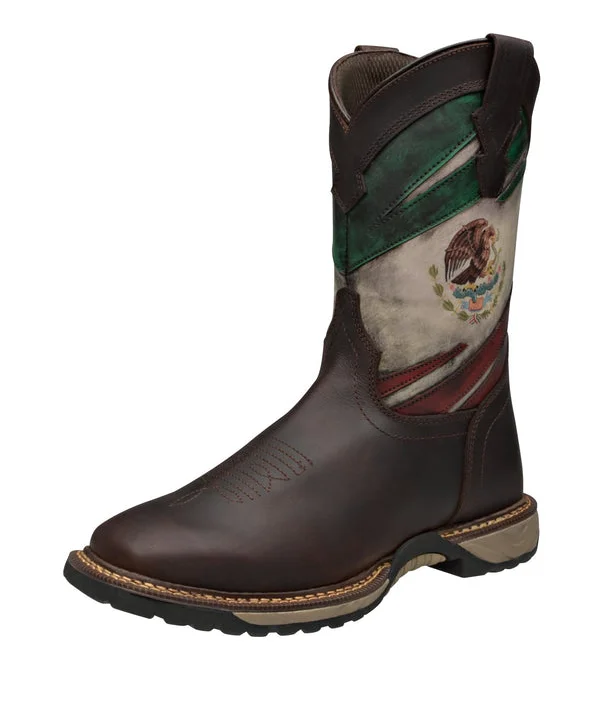 Mex STL - Cebu Me’s Patriot Soft Toe Work Boot - Cafe