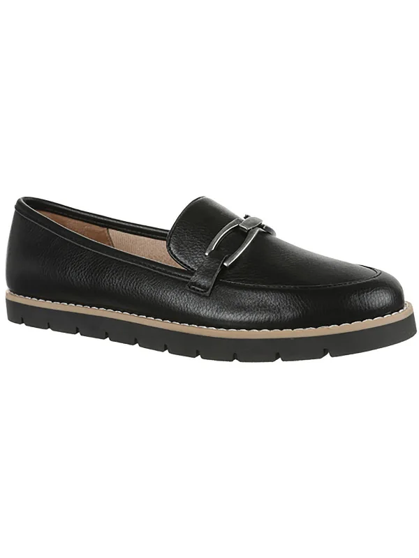 UNITE Womens Faux Leather Slip On Loafers