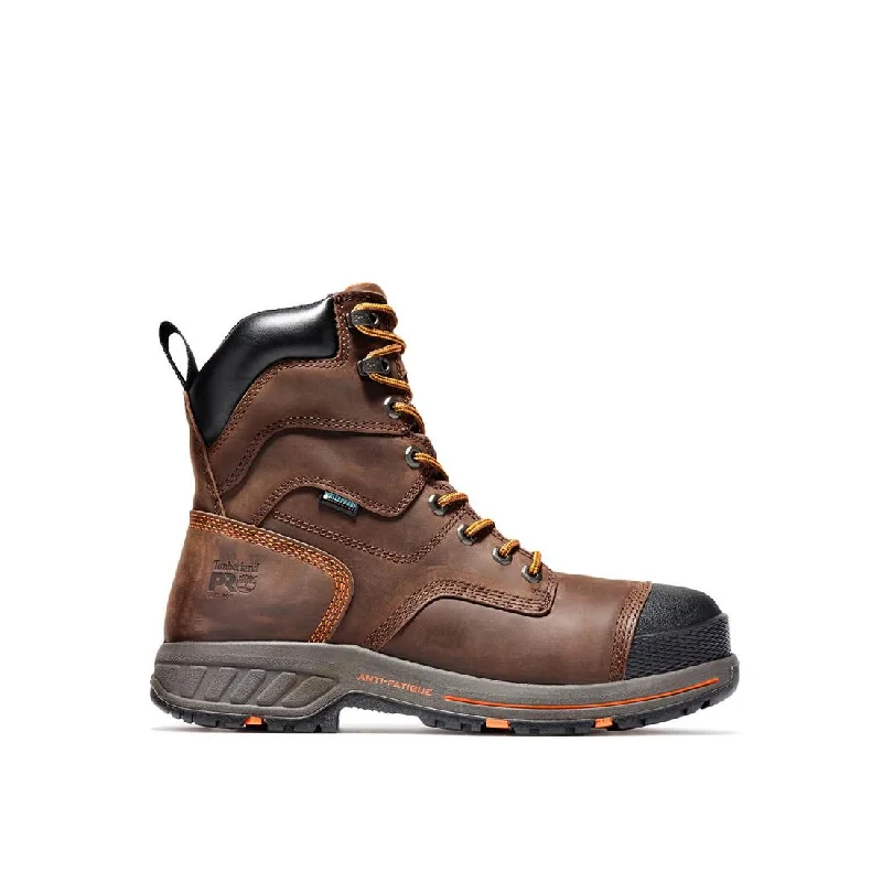 Helix HD 8 Inch Composite-Toe Waterproof Work Boot Brown