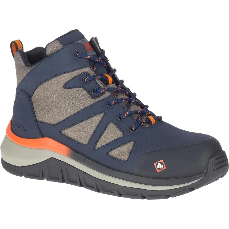 Fullbench Speed Mid Men's Carbon-Fiber Work Boots Navy