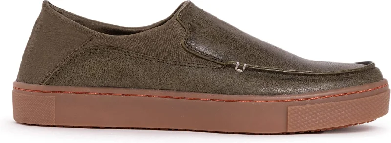 MUK LUKS Men's Park Place Sneaker-Denim Loafer