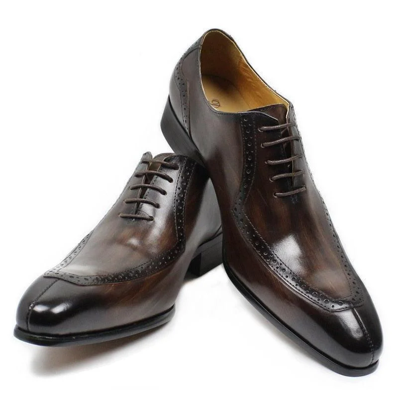 Men  Dress Shoes -  Bocelli Luxury Leather Shoes