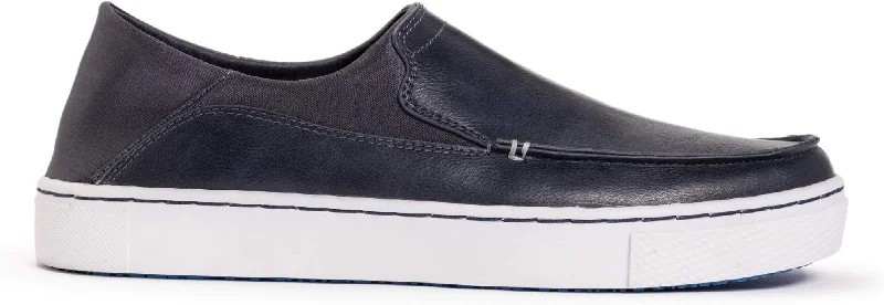 MUK LUKS Men's Park Place Sneaker-Denim Loafer