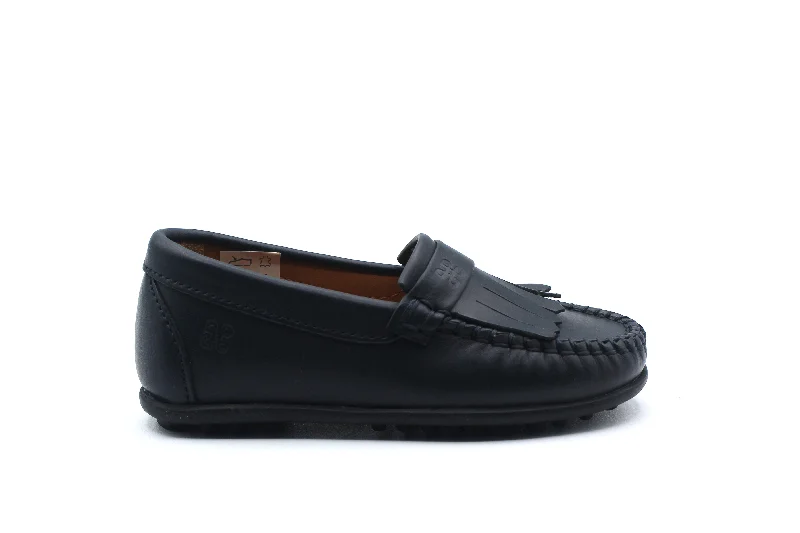 Porte Navy Fringe Loafer