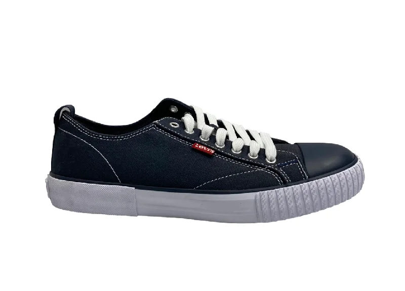 Levi's Men's Navy and White Sneakers