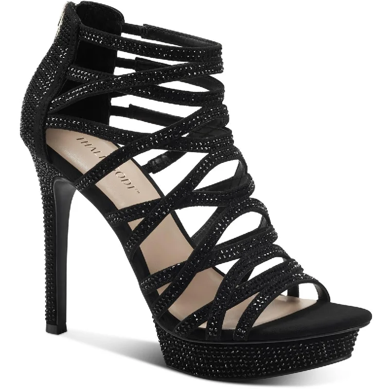 Thalia Sodi Womens Silvia Embellished Platform Sandals