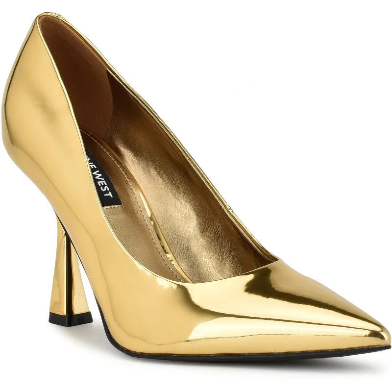 Nine West Womens Ravens Metallic Slip-On Pumps