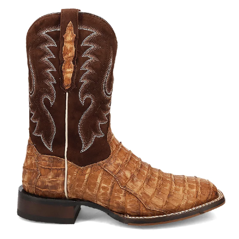 Leon Caiman Square Toe Cowboy Boots