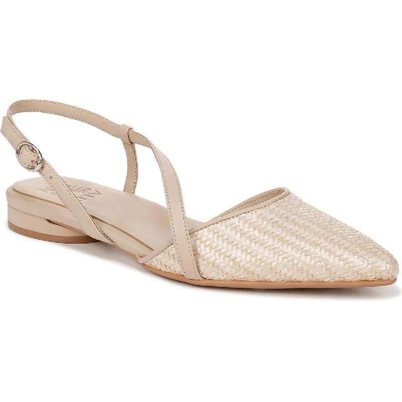 Naturalizer Womens Woven Flat Slingbacks