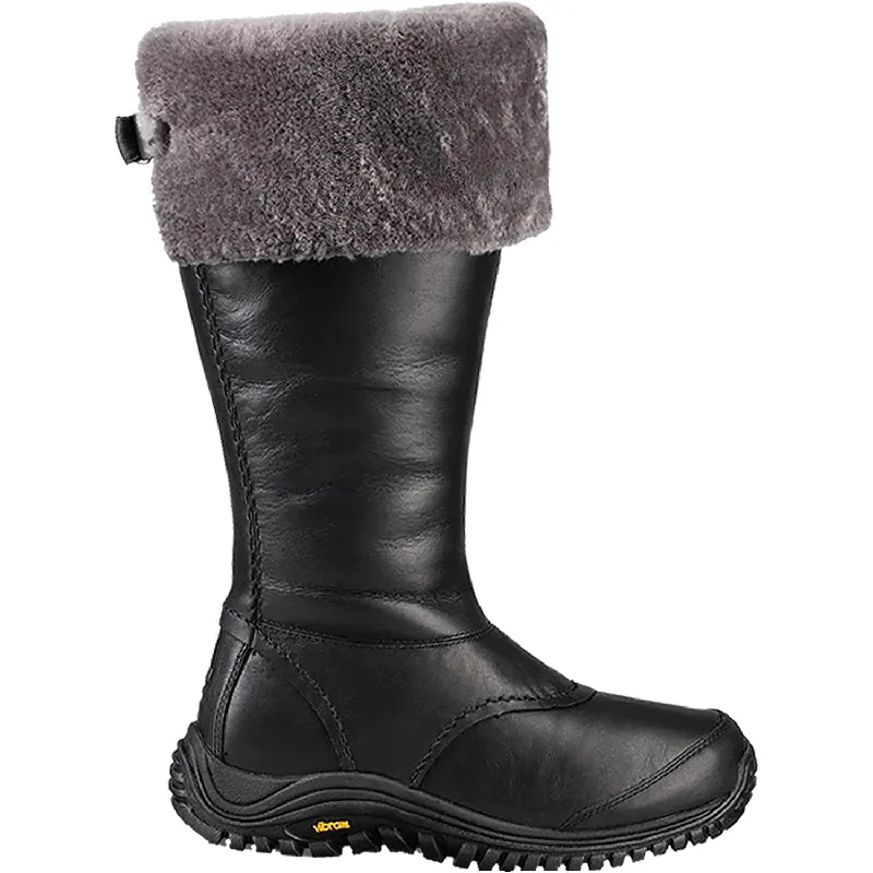 Women's UGG Miko Black Leather