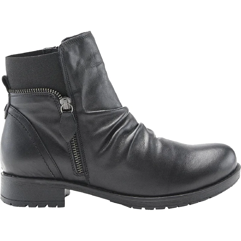 Women's Spring Step Abel Black Leather